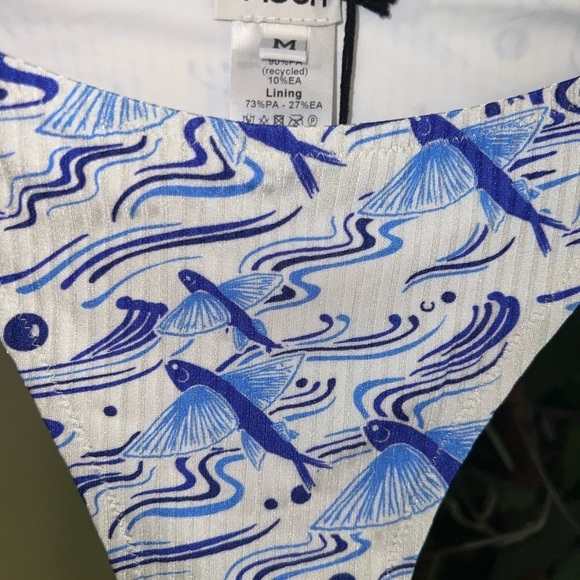 FISCH Flamands Bikini Bottom NWT Size Medium in Blur Flying Fish - Picture 4 of 6